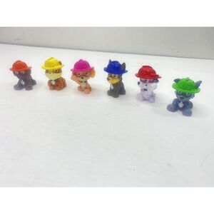 Paw Patrol Plastic Figures Set‎ of 6 Great Variety Party Play Collectible HG9